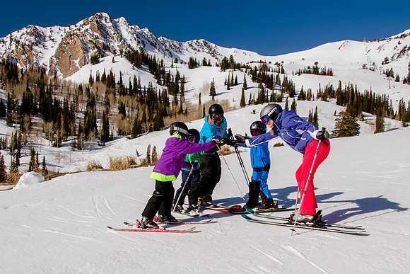 Family Ski at Snowbasin 4-5-17-8432