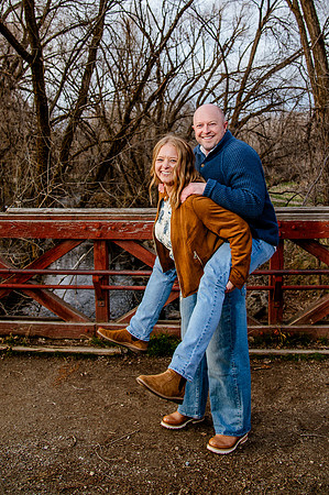 A Snowy Moment & First Kiss Revisited: Heather & Chad’s Engagement at Wheeler Farm
