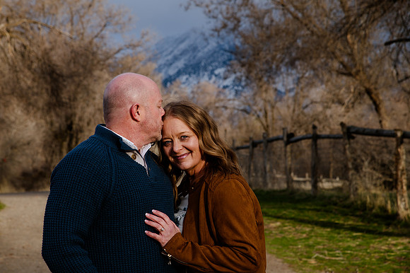 A Snowy Moment & First Kiss Revisited: Heather & Chad’s Engagement at Wheeler Farm