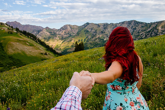 Rick and Stephanie in Albion Basin-2722