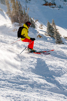 Skiing in the deep stuff at Snowbird-9104