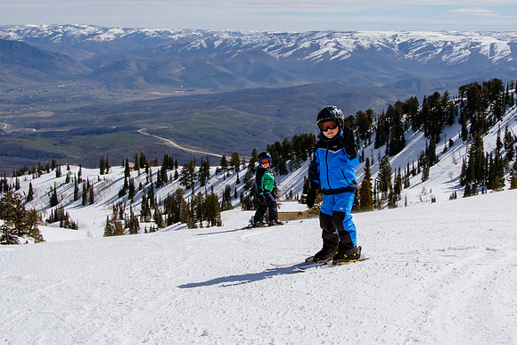 Family Ski at Snowbasin 4-5-17-9121