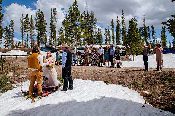 now in June: Megan Collins and Seth Underwood's Mountain Wedding