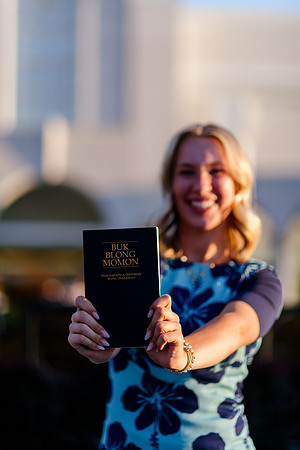 Missionary Photoshoot: Isabelle Petersen at Bountiful Temple