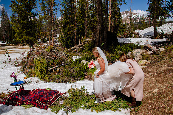 now in June: Megan Collins and Seth Underwood's Mountain Wedding
