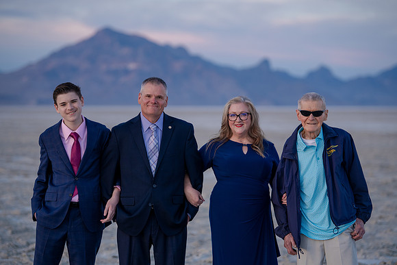 Family Portraits with Rebecca Ory-Hernandez at the Utah Salt Flats