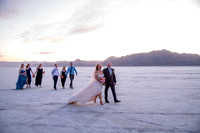Heather and Chad get married at the Salt Flats