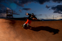 Skateboarding at Sunrise – West Jordan Wheels Park Session with Off-Camera Strobe2228