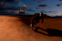 Skateboarding at Sunrise – West Jordan Wheels Park Session with Off-Camera Strobe2229