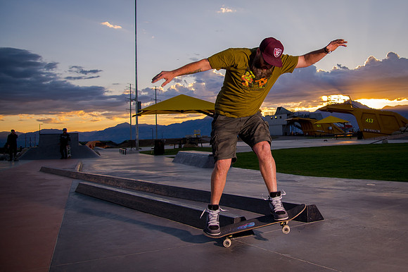 Skateboarding at Sunrise – West Jordan Wheels Park Session with Off-Camera Strobe2524