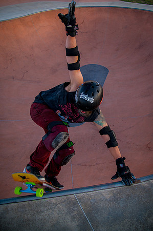 Skateboarding at Sunrise – West Jordan Wheels Park Session with Off-Camera Strobe2663