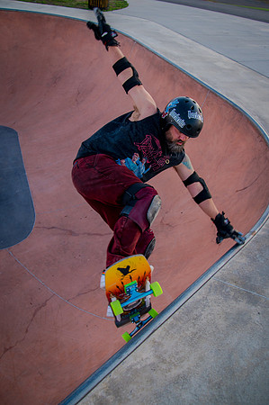 Skateboarding at Sunrise – West Jordan Wheels Park Session with Off-Camera Strobe2658