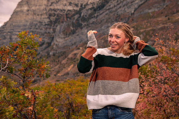 Senior Portraits with Kennedy Zimmerman – Provo Canyon Fall Colors3822