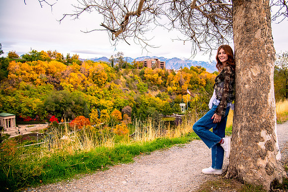 Fall Senior Portraits with Harmony & Hazen at Memory Grove5469