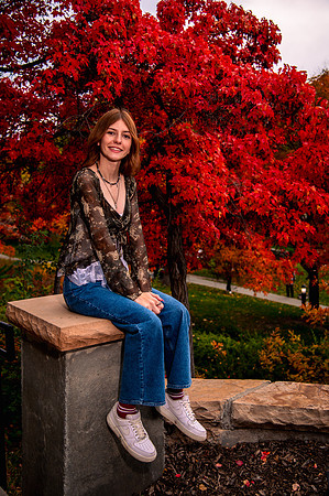 Fall Senior Portraits with Harmony & Hazen at Memory Grove5498