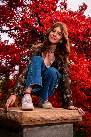 Fall Senior Portraits with Harmony & Hazen at Memory Grove5510