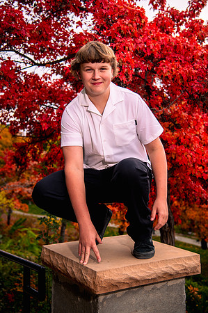 Fall Senior Portraits with Harmony & Hazen at Memory Grove5517