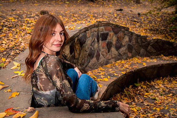 Fall Senior Portraits with Harmony & Hazen at Memory Grove5666