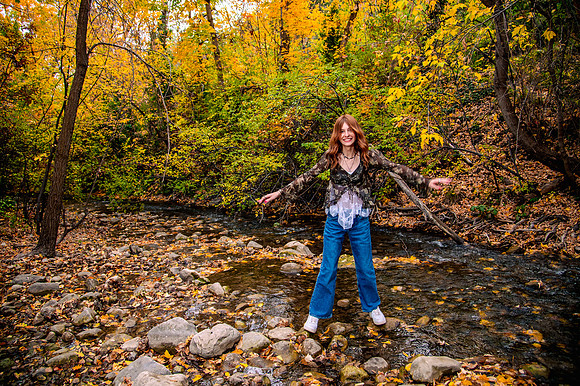 Fall Senior Portraits with Harmony & Hazen at Memory Grove5782