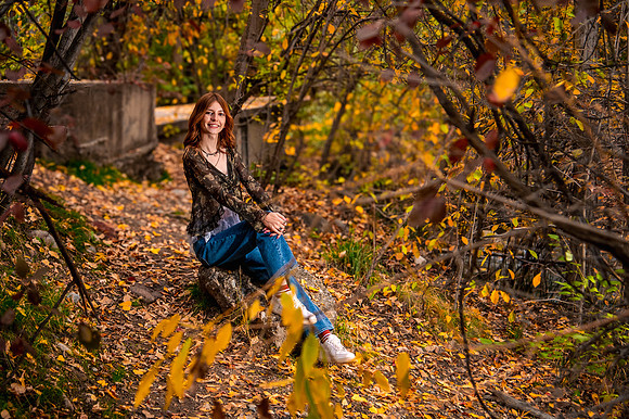 Fall Senior Portraits with Harmony & Hazen at Memory Grove5839