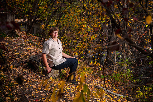 Fall Senior Portraits with Harmony & Hazen at Memory Grove5851
