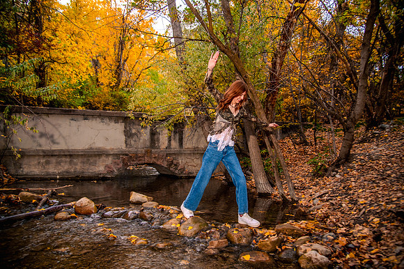 Fall Senior Portraits with Harmony & Hazen at Memory Grove6051