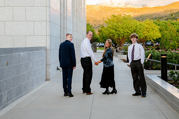 Capturing Faith and Family: Draper LDS Temple Photoshoot