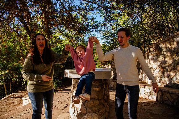 Family Bliss: Fall Portraits Amidst Nature's Beauty at Memory Grove and the Utah Capitol