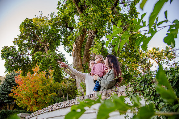 Family Bliss: Fall Portraits Amidst Nature's Beauty at Memory Grove and the Utah Capitol