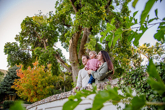Family Bliss: Fall Portraits Amidst Nature's Beauty at Memory Grove and the Utah Capitol