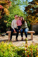 Family Bliss: Fall Portraits Amidst Nature's Beauty at Memory Grove and the Utah Capitol