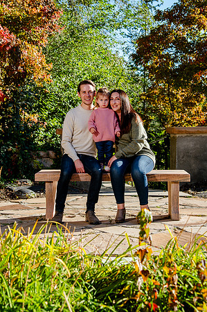 Family Bliss: Fall Portraits Amidst Nature's Beauty at Memory Grove and the Utah Capitol