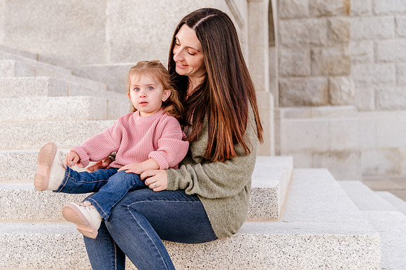 Family Bliss: Fall Portraits Amidst Nature's Beauty at Memory Grove and the Utah Capitol