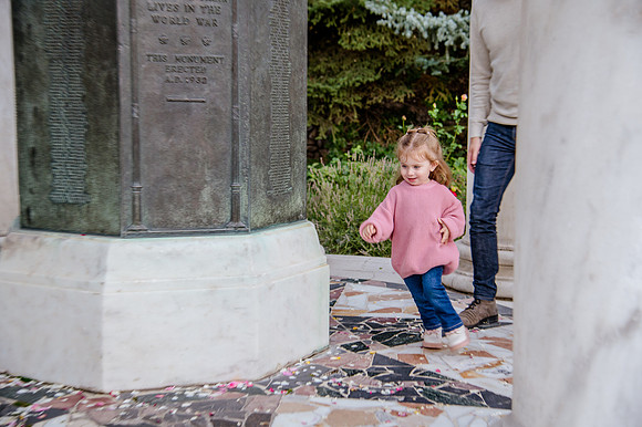 Family Bliss: Fall Portraits Amidst Nature's Beauty at Memory Grove and the Utah Capitol