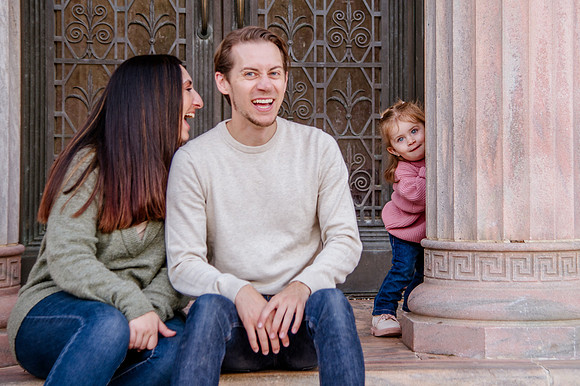 Family Bliss: Fall Portraits Amidst Nature's Beauty at Memory Grove and the Utah Capitol