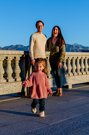 Family Bliss: Fall Portraits Amidst Nature's Beauty at Memory Grove and the Utah Capitol
