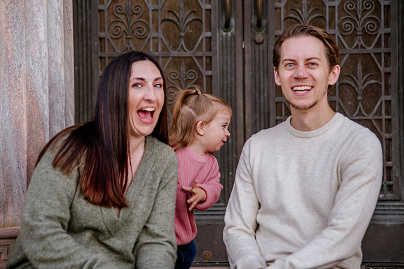 Family Bliss: Fall Portraits Amidst Nature's Beauty at Memory Grove and the Utah Capitol
