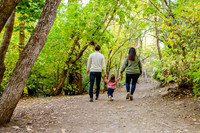 Family Bliss: Fall Portraits Amidst Nature's Beauty at Memory Grove and the Utah Capitol