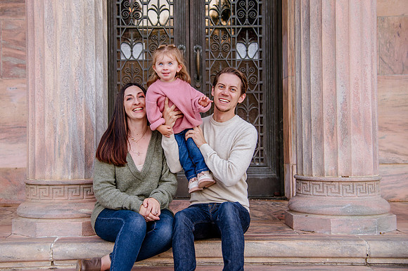 Family Bliss: Fall Portraits Amidst Nature's Beauty at Memory Grove and the Utah Capitol