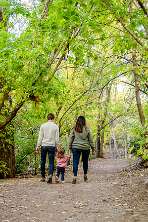 Family Bliss: Fall Portraits Amidst Nature's Beauty at Memory Grove and the Utah Capitol