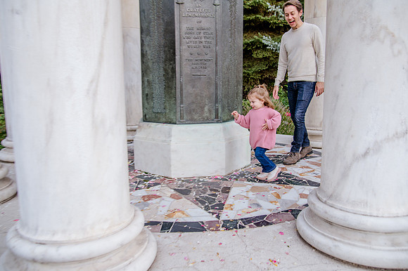 Family Bliss: Fall Portraits Amidst Nature's Beauty at Memory Grove and the Utah Capitol