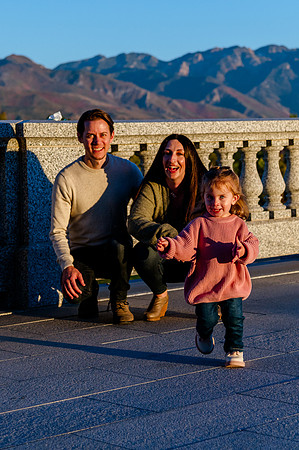 Family Bliss: Fall Portraits Amidst Nature's Beauty at Memory Grove and the Utah Capitol