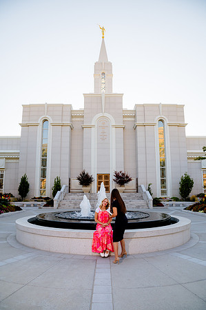 Missionary Photoshoot: Isabelle Petersen at Bountiful Temple