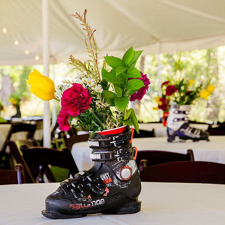 Celebrating Megan and Seth: A Festive Reception at River Oaks Golf Course