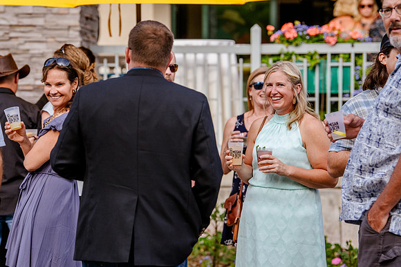 Celebrating Megan and Seth: A Festive Reception at River Oaks Golf Course
