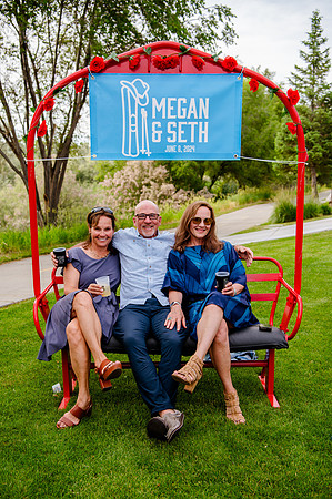 Celebrating Megan and Seth: A Festive Reception at River Oaks Golf Course