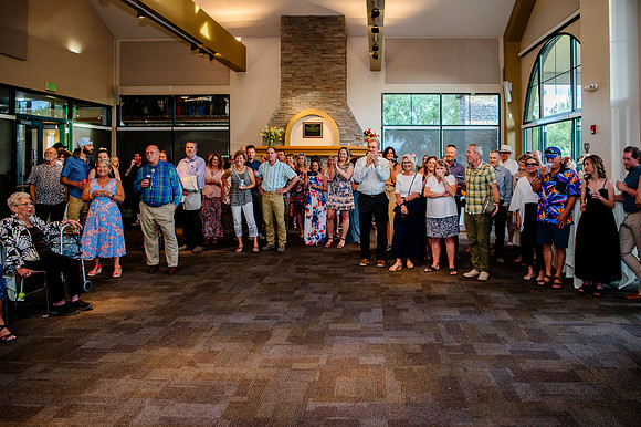 Celebrating Megan and Seth: A Festive Reception at River Oaks Golf Course