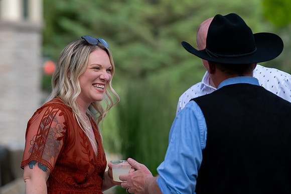 Celebrating Megan and Seth: A Festive Reception at River Oaks Golf Course