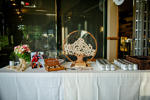 Celebrating Megan and Seth: A Festive Reception at River Oaks Golf Course