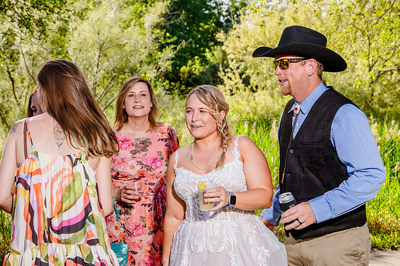 Celebrating Megan and Seth: A Festive Reception at River Oaks Golf Course
